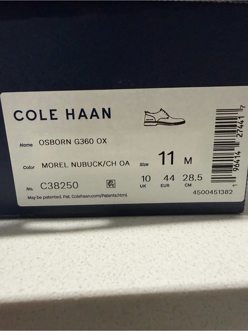 Cole Haan Taupe Suede Derby Lace-Up Shoes